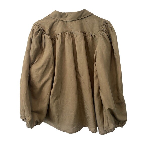 Samsoe Mejsa Shirt Size Large Covert Green NWT - Picture 10 of 11